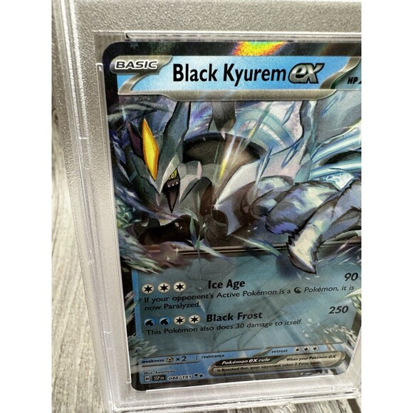 2024 POKEMON SSP EN-SURGING SPARKS #048 BLACK KYUREM EX PSA 9